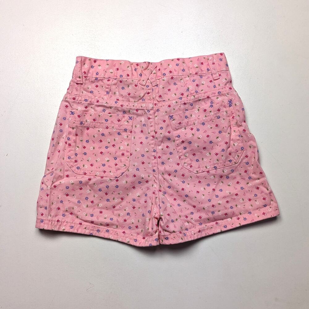 Vintage Circo Shorts Girls Size 8 Pink Floral Dainty Denim - Picture 4 of 5
